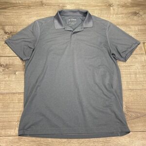 Bonobos Golf Polo Shirt Mens XL Gray Standard‎ Fit Performance Stretch Athletic